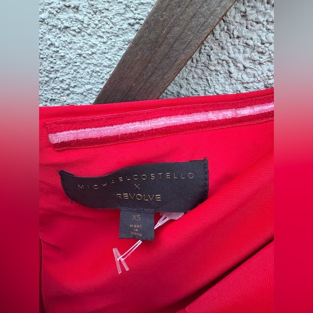 Michael Costello X REVOLVE Giselle Dress in Red - Picture 6 of 9